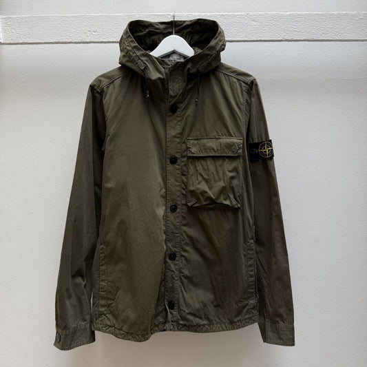 Stone Island Canvas Hooded Over Shirt (L)