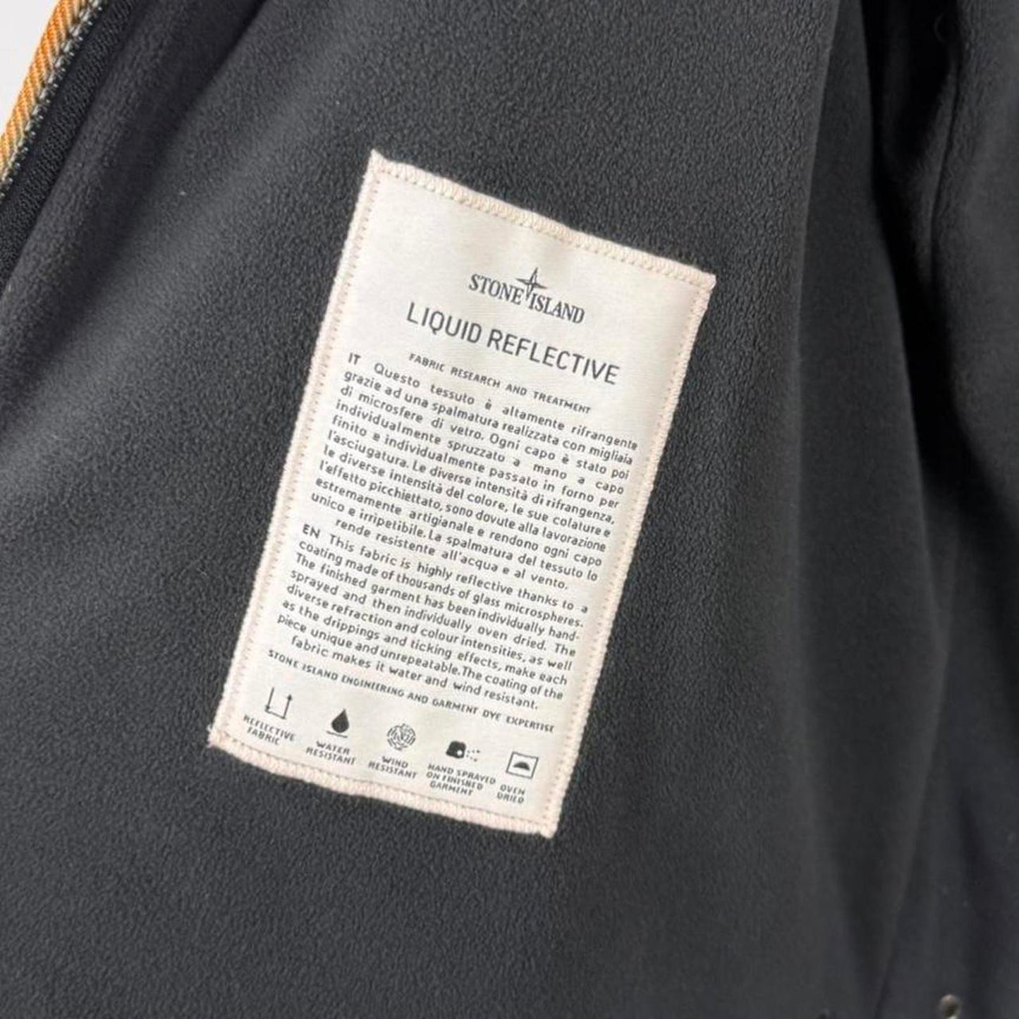 2012 Stone Island Liquid Reflective Jacket Bronze (L)