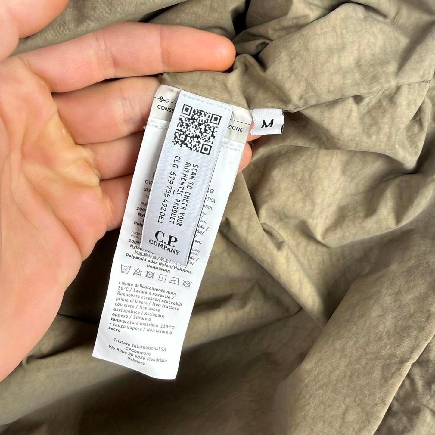 C.P. Company Flatt Nylon Garment Dyed Smock (M)