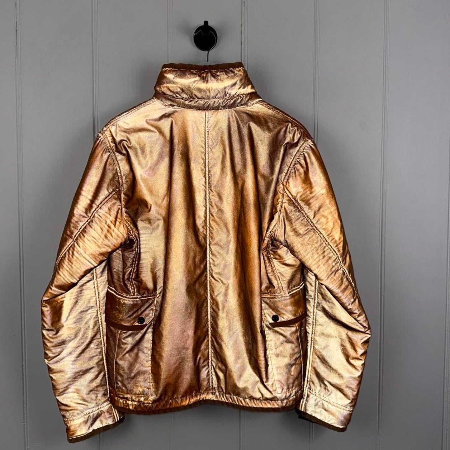 2012 Stone Island Liquid Reflective Jacket Bronze (L)