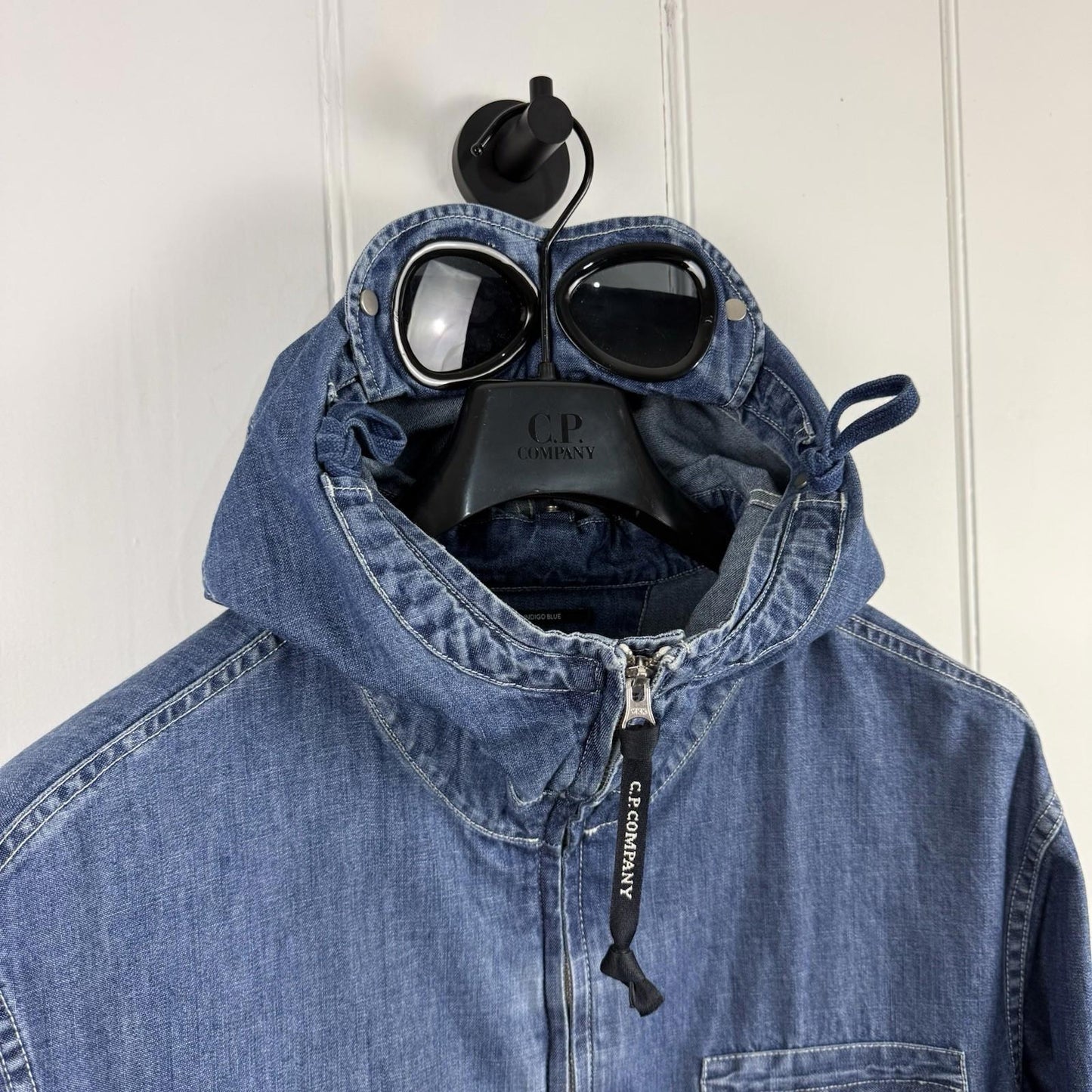 C.P. Company BLU Watro Treated Indigo Jacket (M)