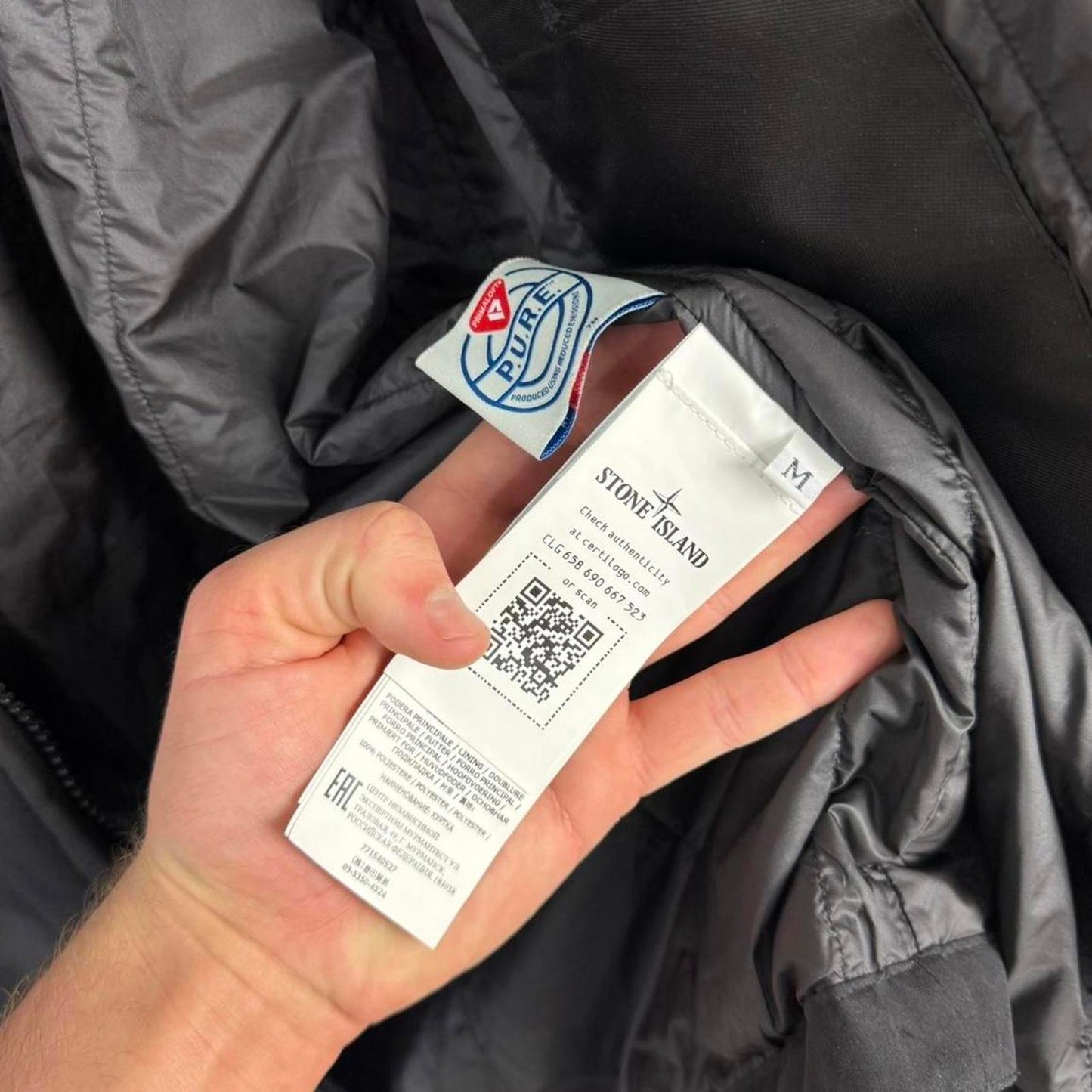 Stone Island Soft Shell_R Primaloft Jacket (M)