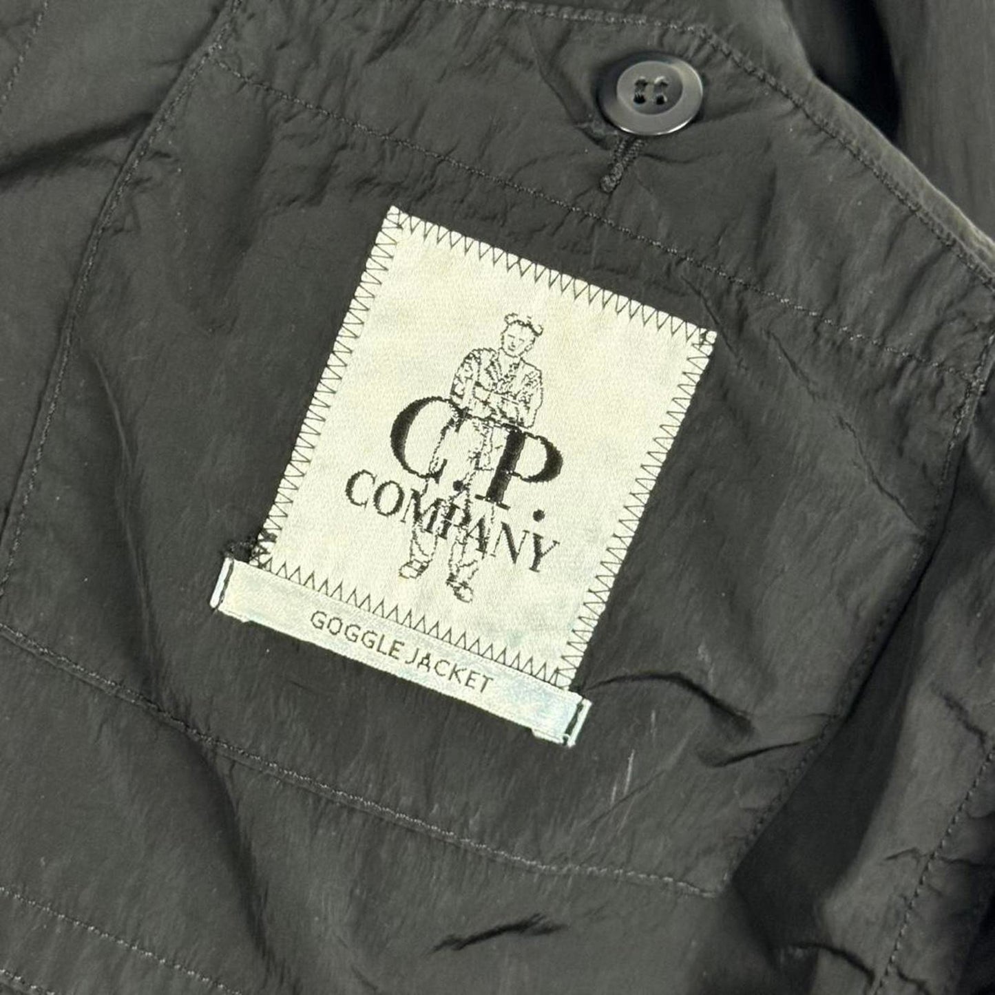 C.P. Company Nylon Multi Pocket Goggle Jacket Black (M)