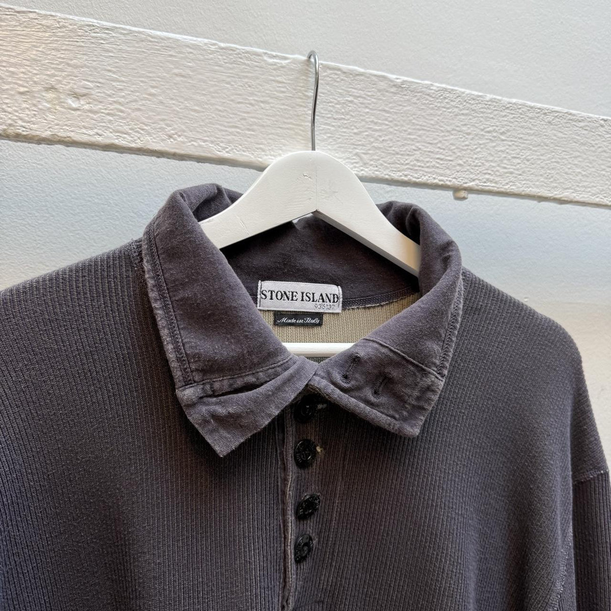 Early 00’s Stone Island Ribbed Knit Jumper (XL)