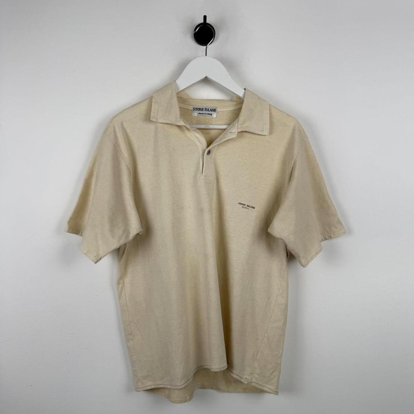 Stone Island Marina Polo Shirt Cream (M/L)