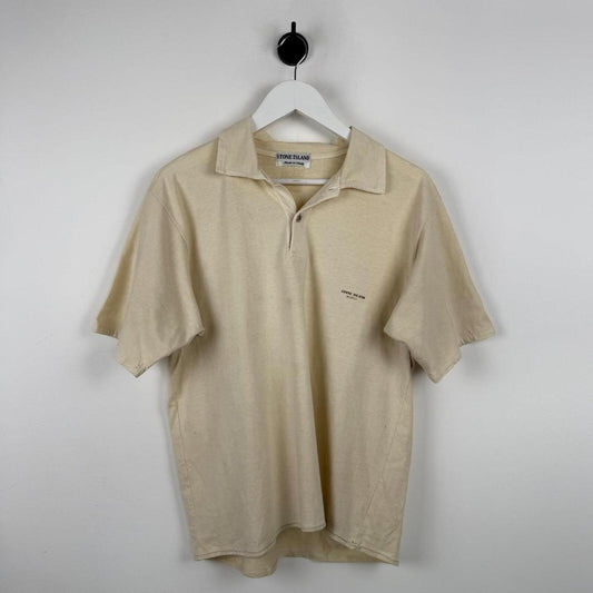 Stone Island Marina Polo Shirt Cream (M/L)