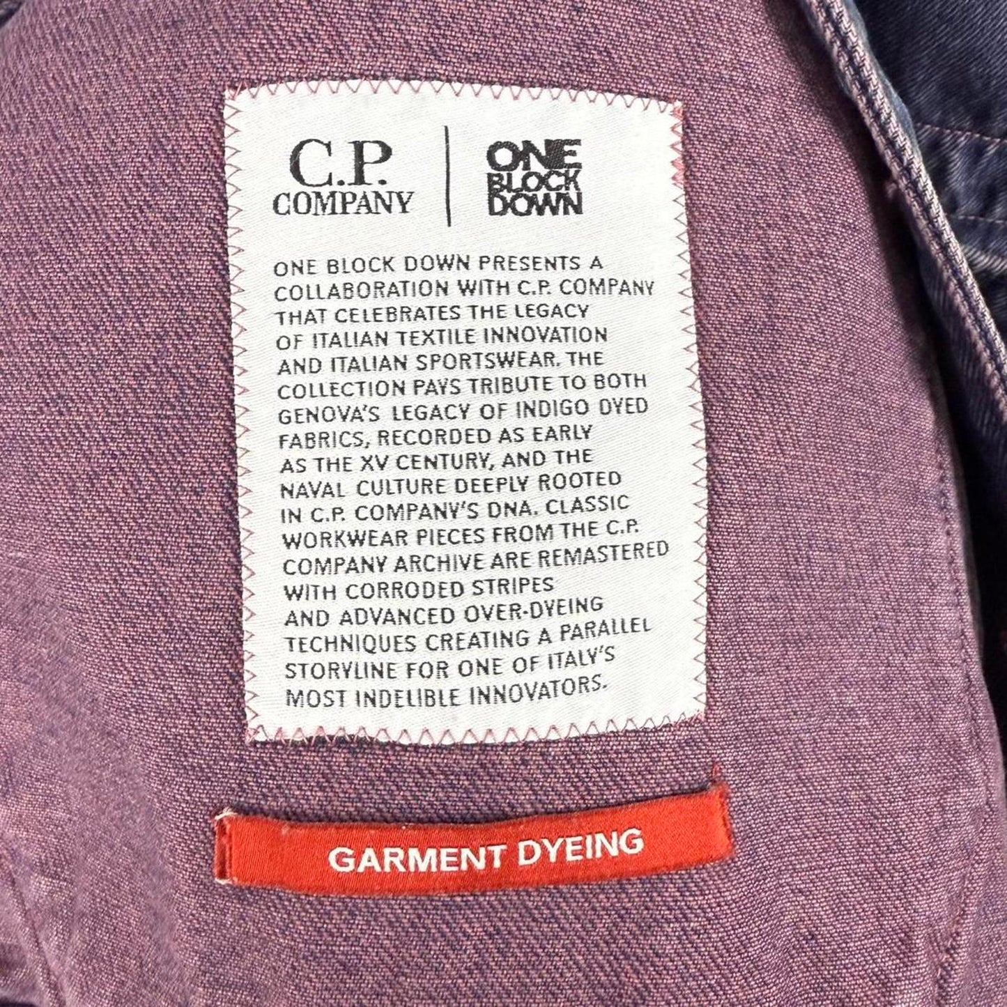 C.P. Company x One Block Down Goggle Jacket (S)