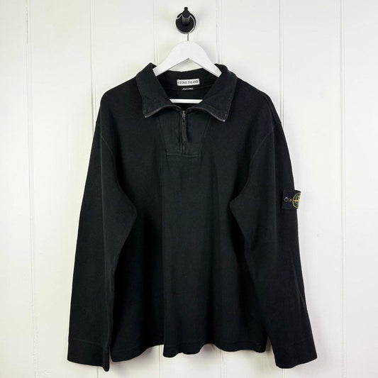 Early 2000’s Stone Island Ribbed Cotton Q Zip (XL)