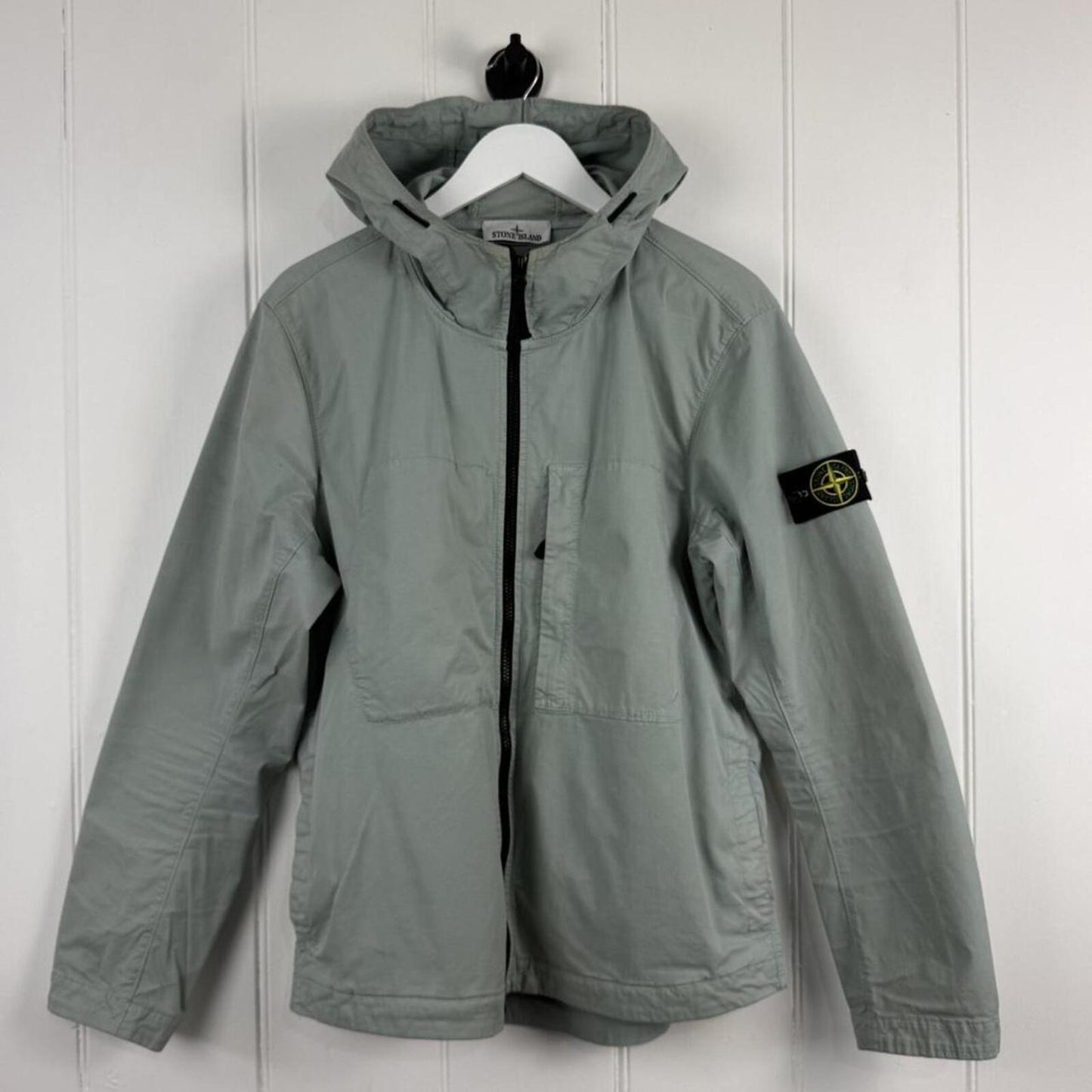 Stone Island Supima Cotton Twill Stretch-TC Jacket Sage Green (L)