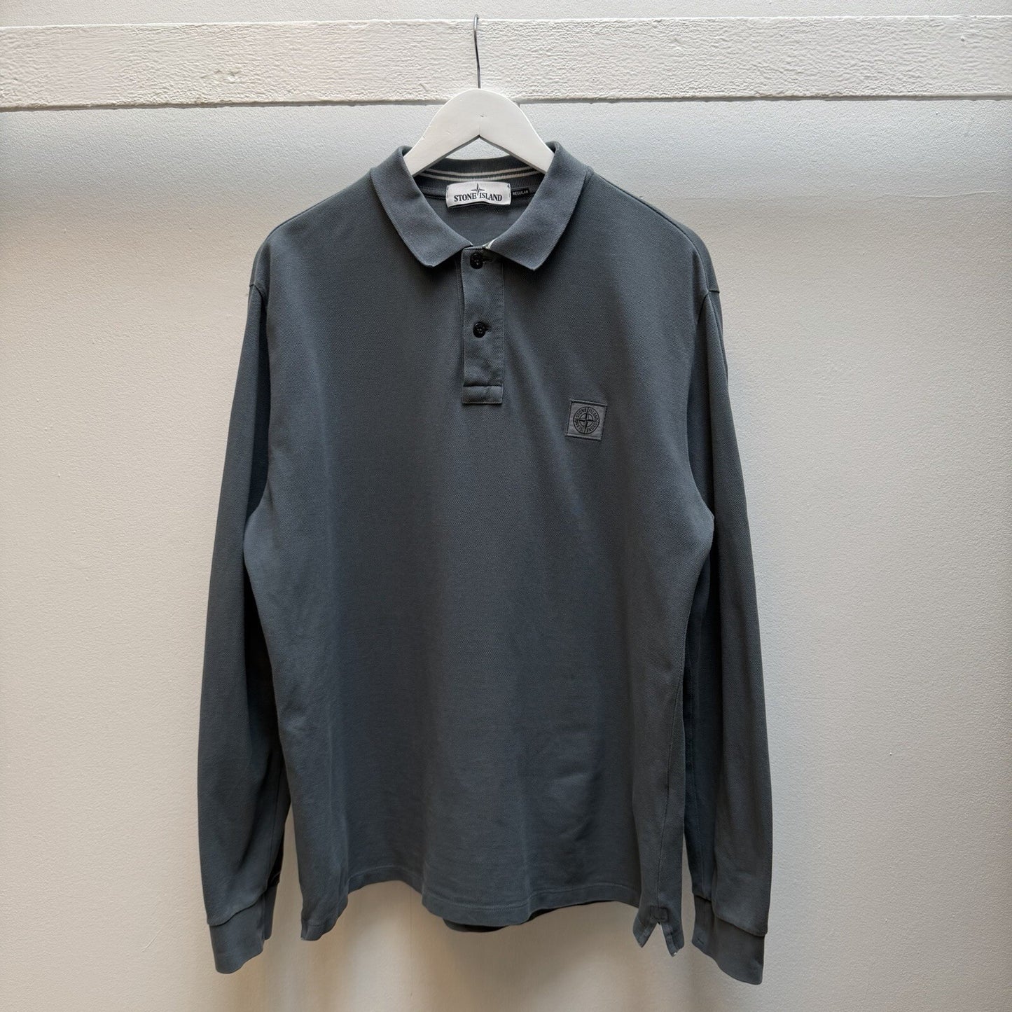 Stone Island Long Sleeve Polo Shirt (XL)
