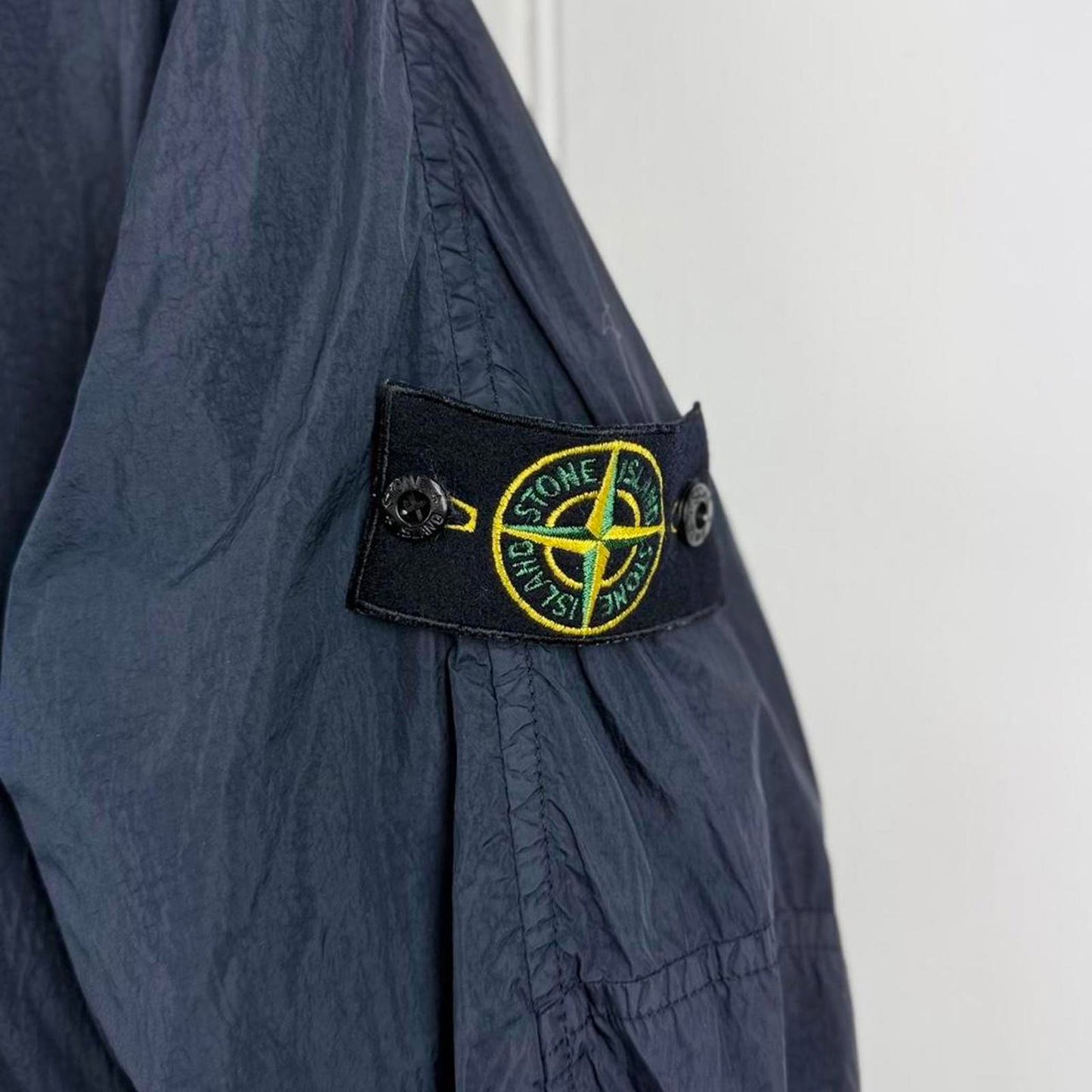 Stone Island Crinkle Reps Jacket Navy Blue (M)