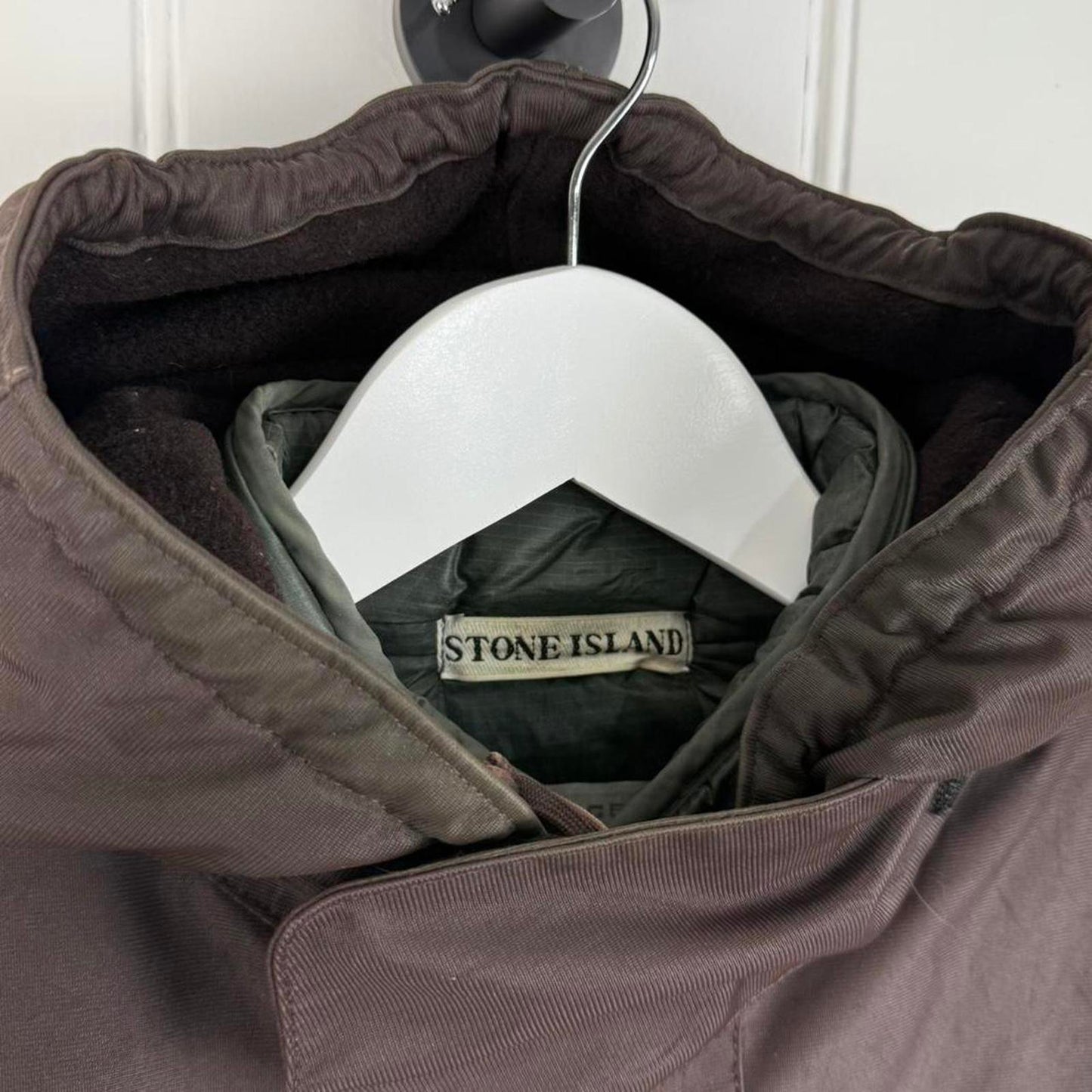AW99 Stone Island Dutch Rope Parka Jacket in Brown (M)