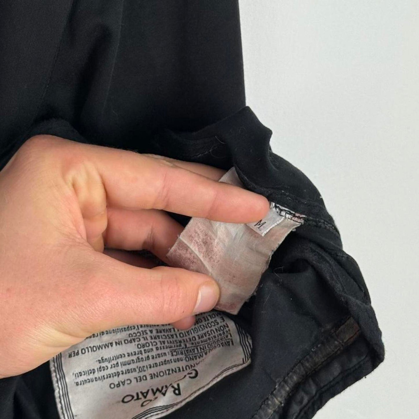 Stone Island Raso Gommato Double-Breasted Jacket (M)