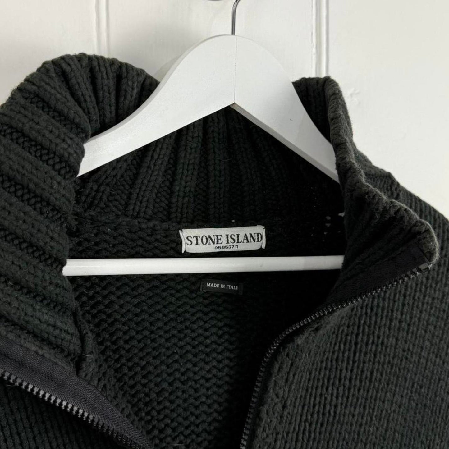 Stone Island Quarter Zip Knit (L)