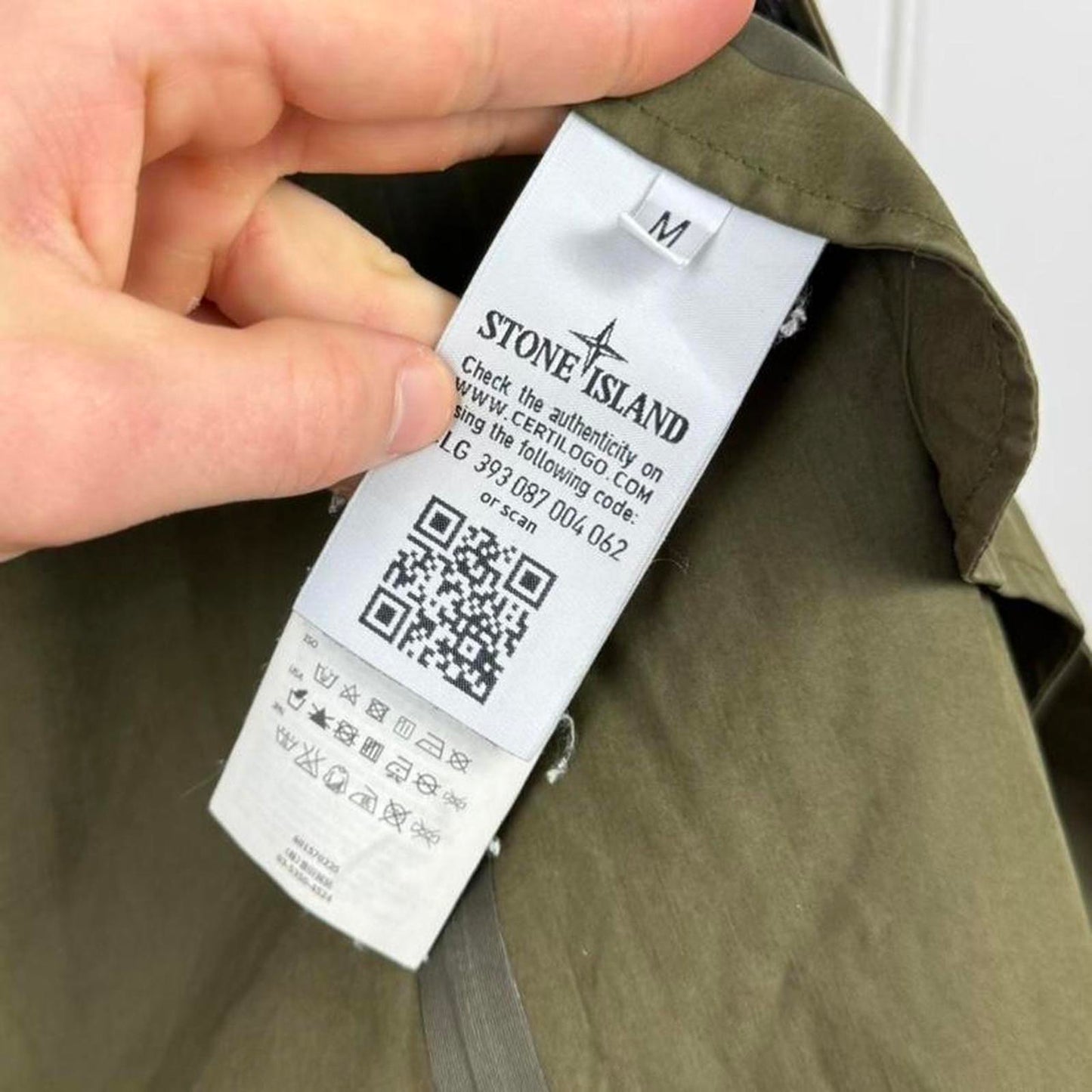 Stone Island Ghost Piece 3L Performance Cotton Parka Jacket (M)