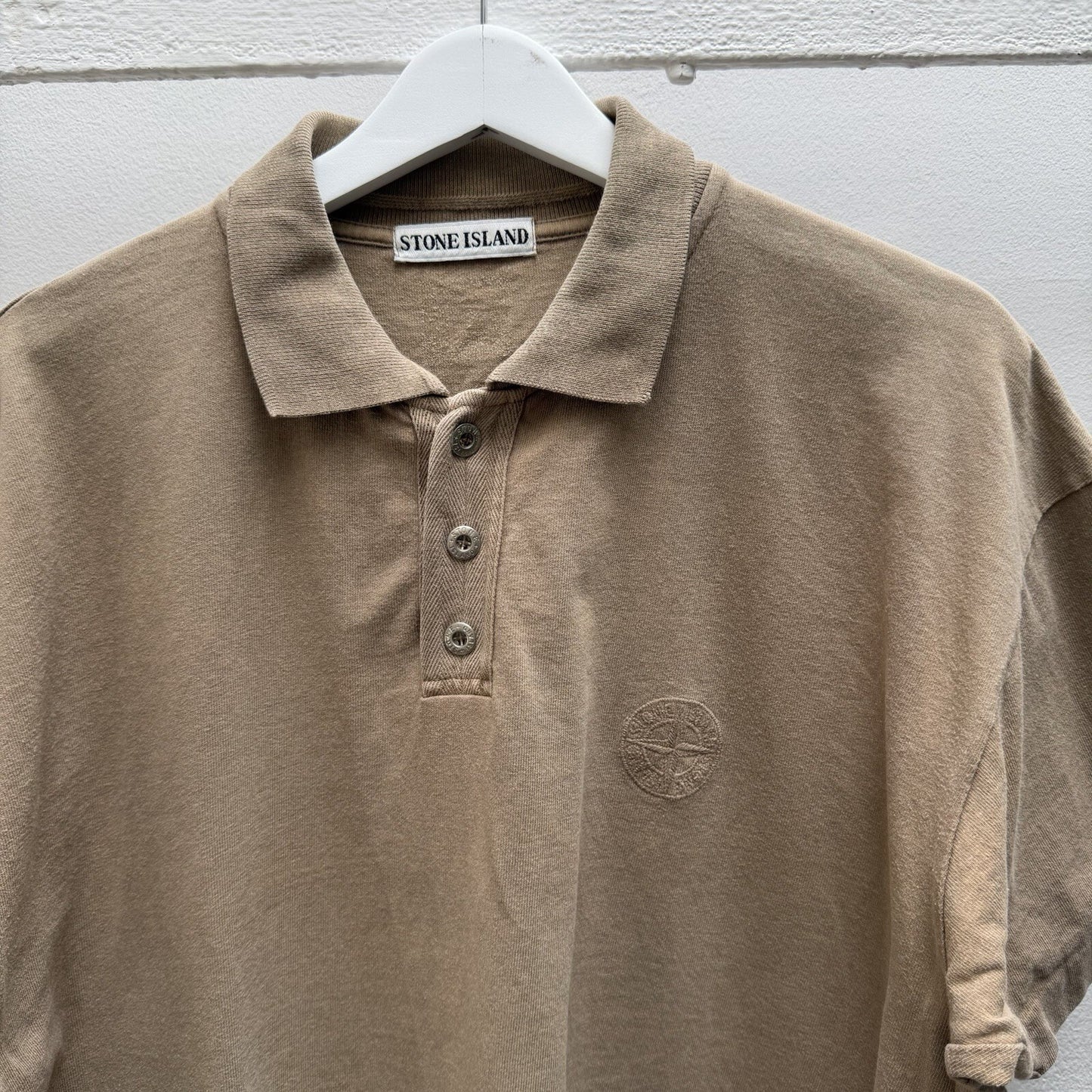 90’s Stone Island Polo Shirt (XL)