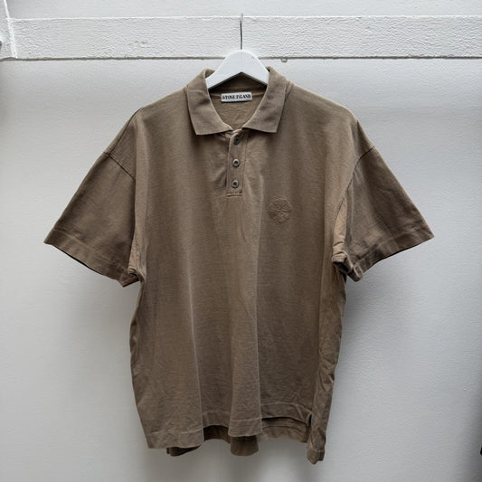 90’s Stone Island Polo Shirt (XL)