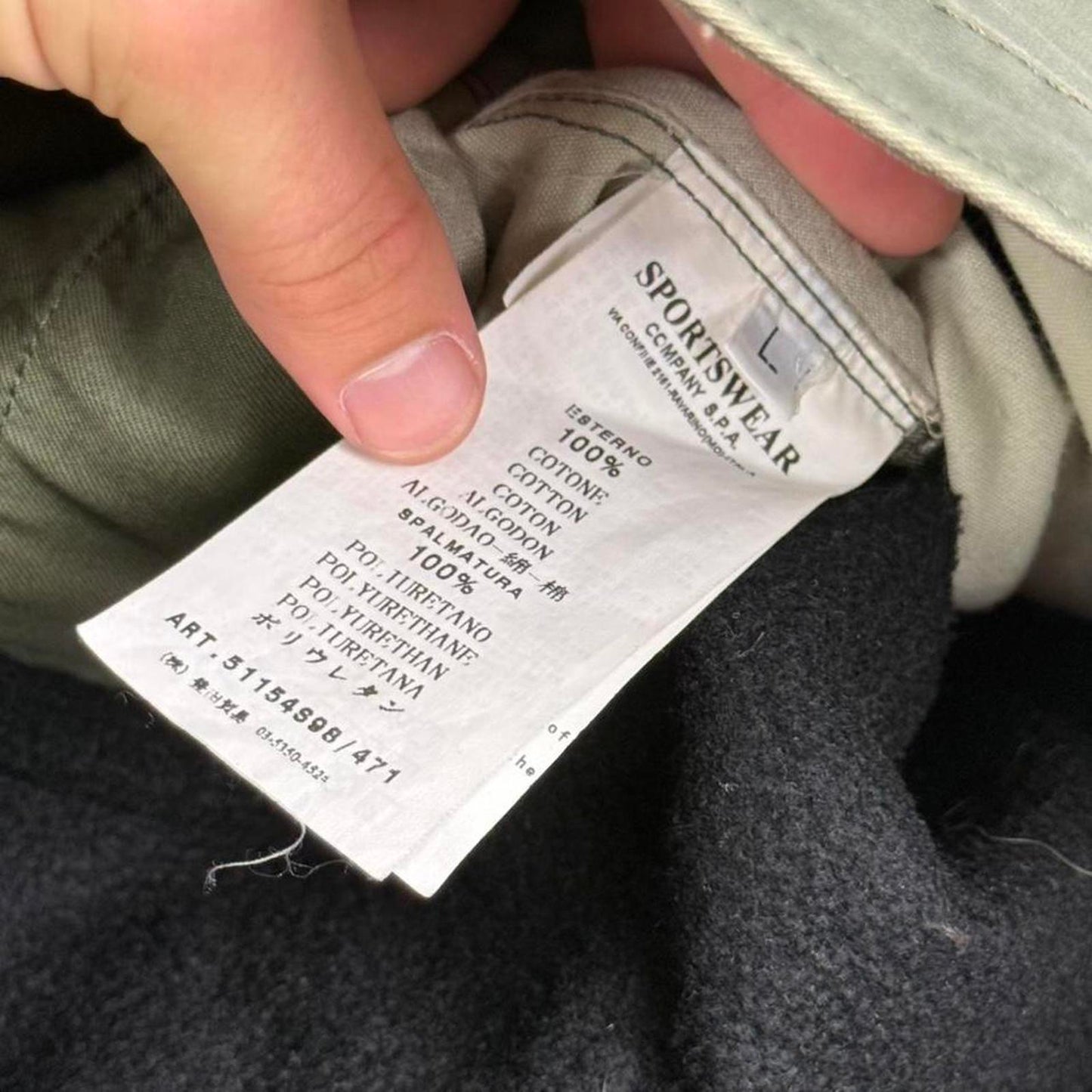 Stone Island 2009 Dutch Rope Waxed Ice Parka Jacket (L)