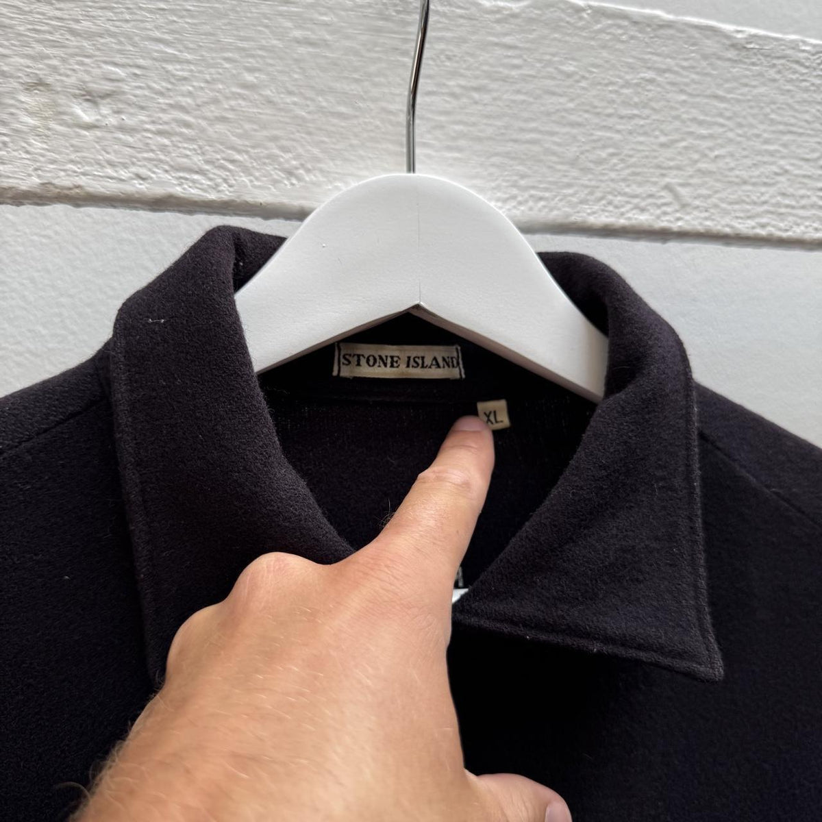 1995 Stone Island Wool Overshirt (XL)