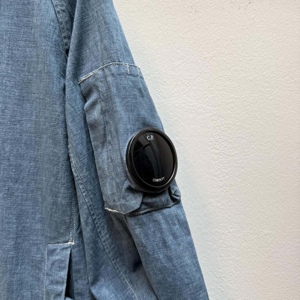 C.P. Company Denim Lens Hooded Jacket (M/L)
