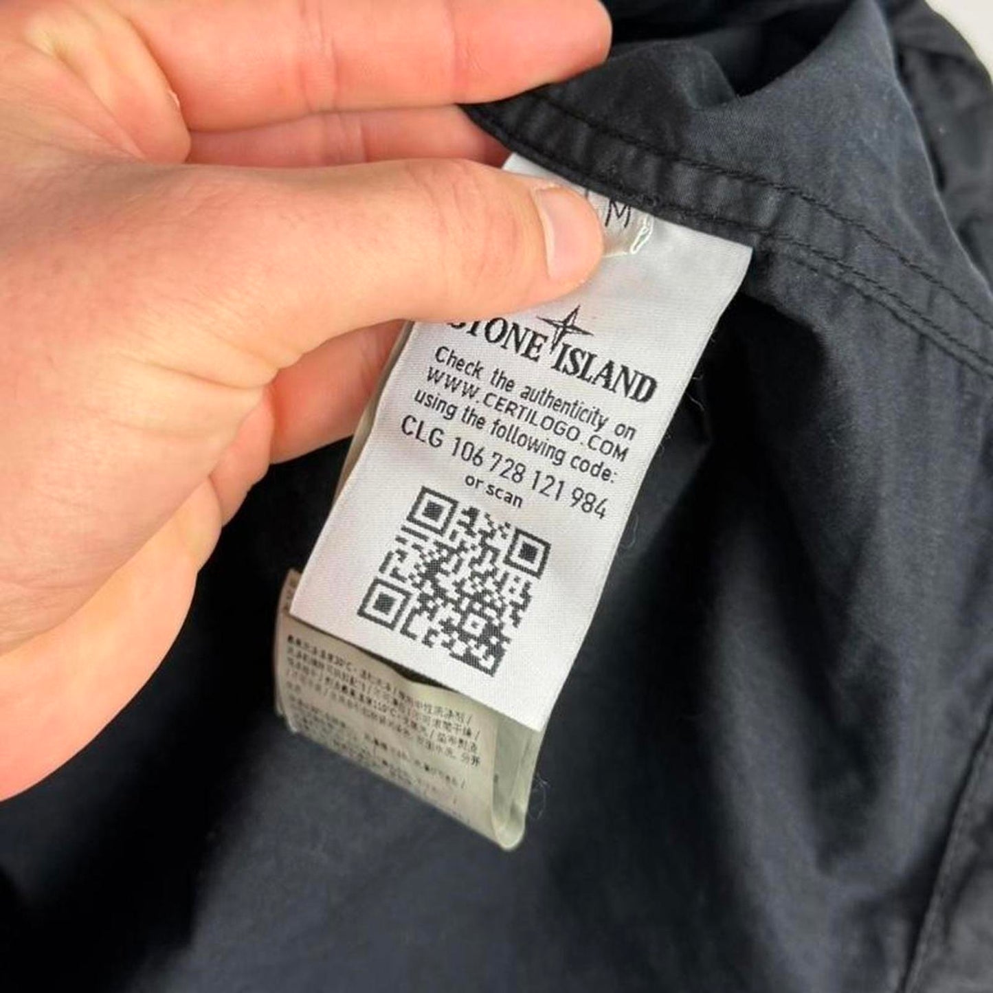 Stone Island “Ghost” Hooded Smock (M)