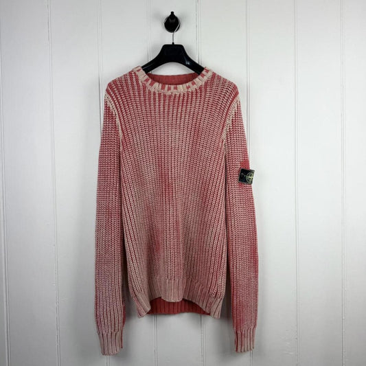 Stone Island Hand Corrosion Cable Knit Jumper (M)