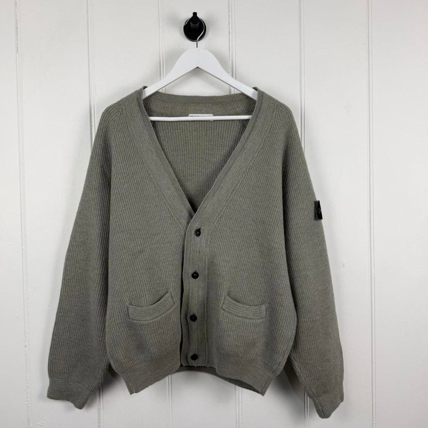 1989s Stone Island Button Cardigan Knit (L)