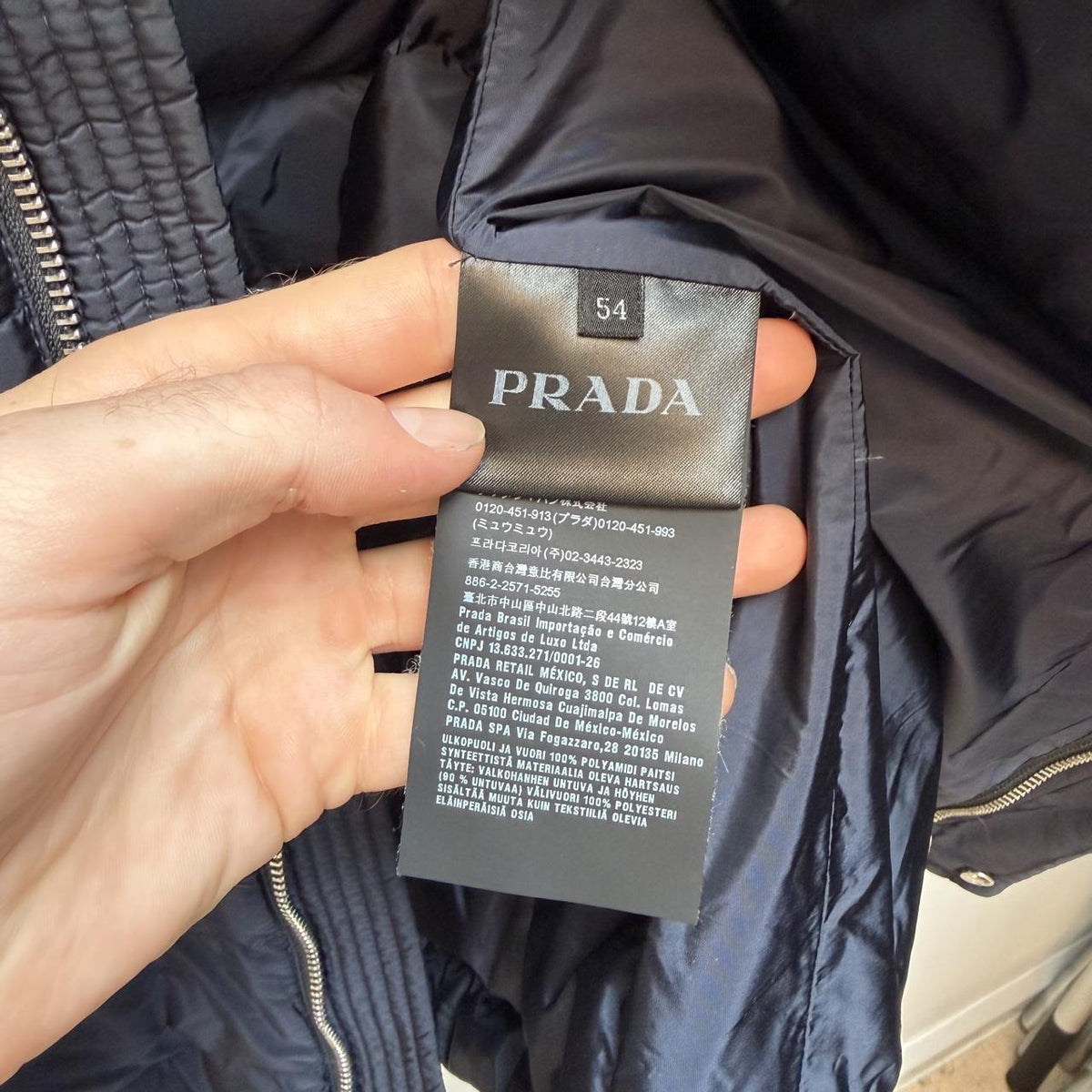Prada Puffer Jacket (XL)