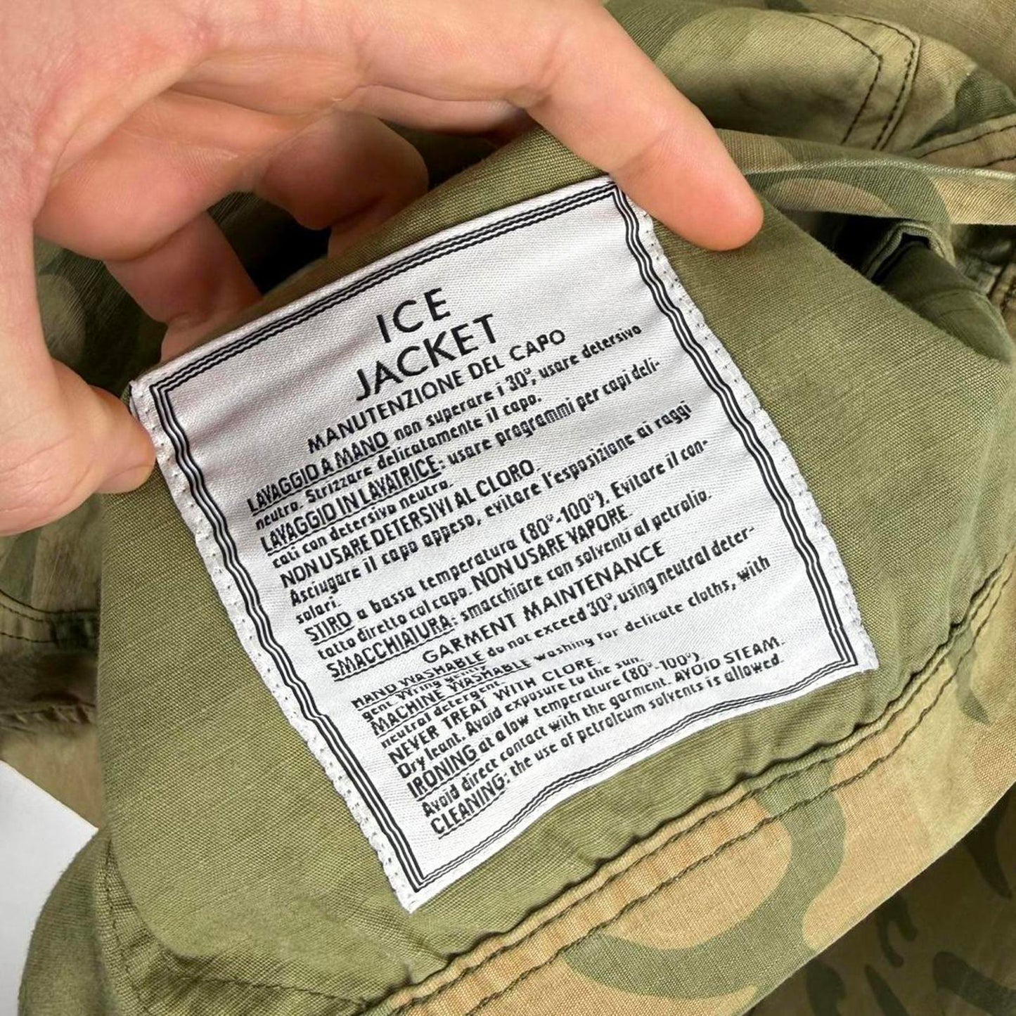 Stone Island Ice Camo Jacket 1989 (XL)