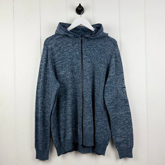 Stone Island Compass Logo Zip Jumper (XXL)