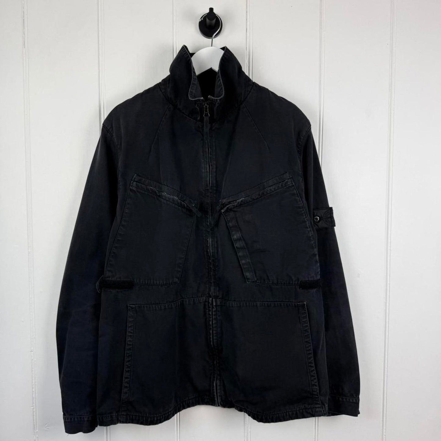 Stone Island Batavia-T Overshirt Jacket Black (L)