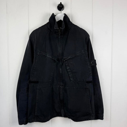 Stone Island Batavia-T Overshirt Jacket Black (L)