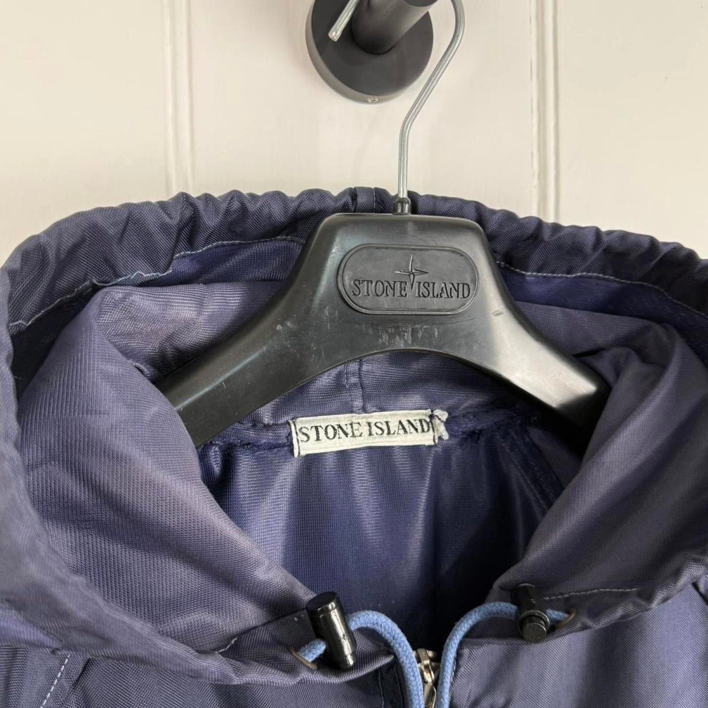 Stone Island 1993 ‘Formula Steel’ Nylon Hooded Jacket (L)