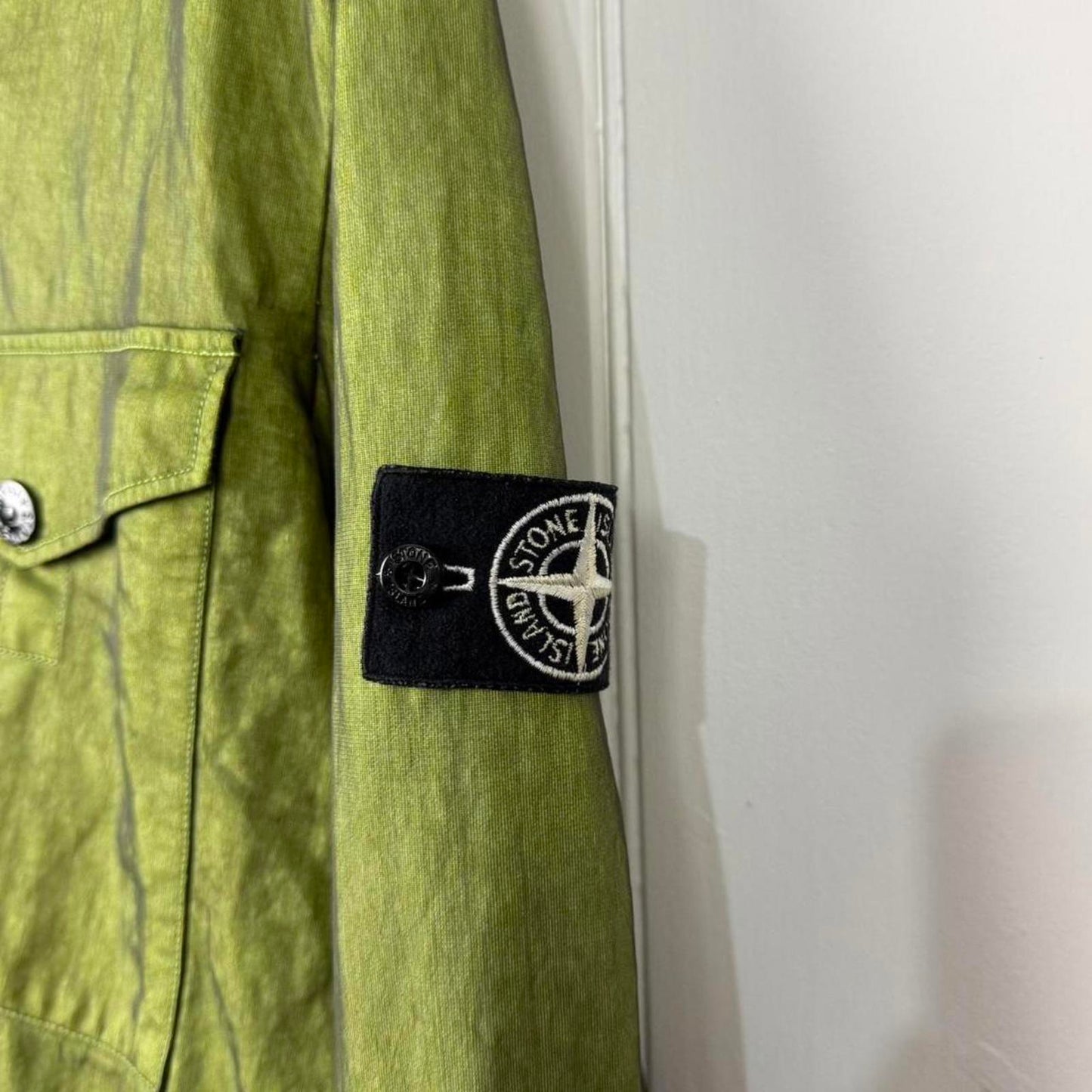 Stone Island Tyvek Hooded Jacket Green (L)