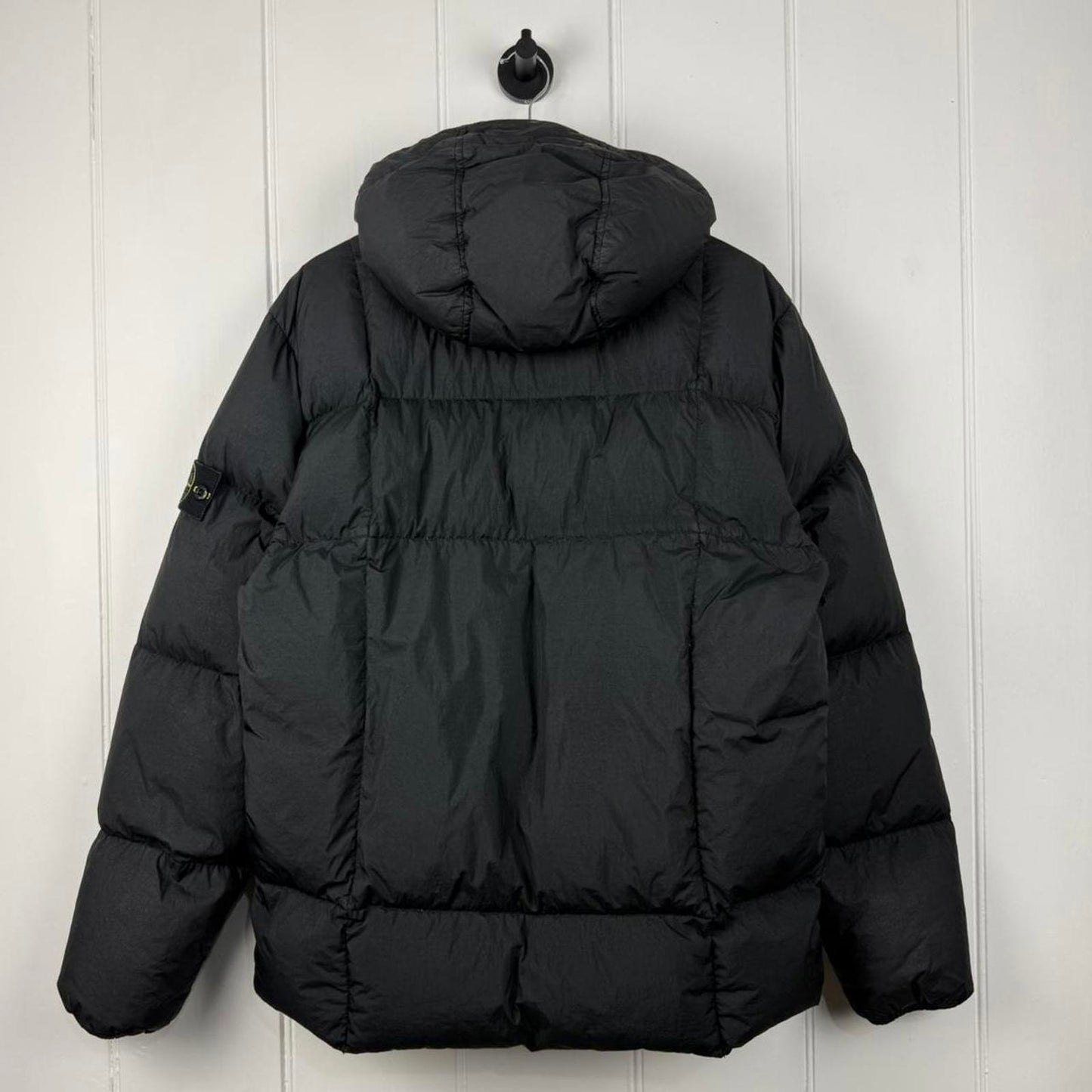 Stone Island Crinkle Reps NY Down Jacket Black (L)