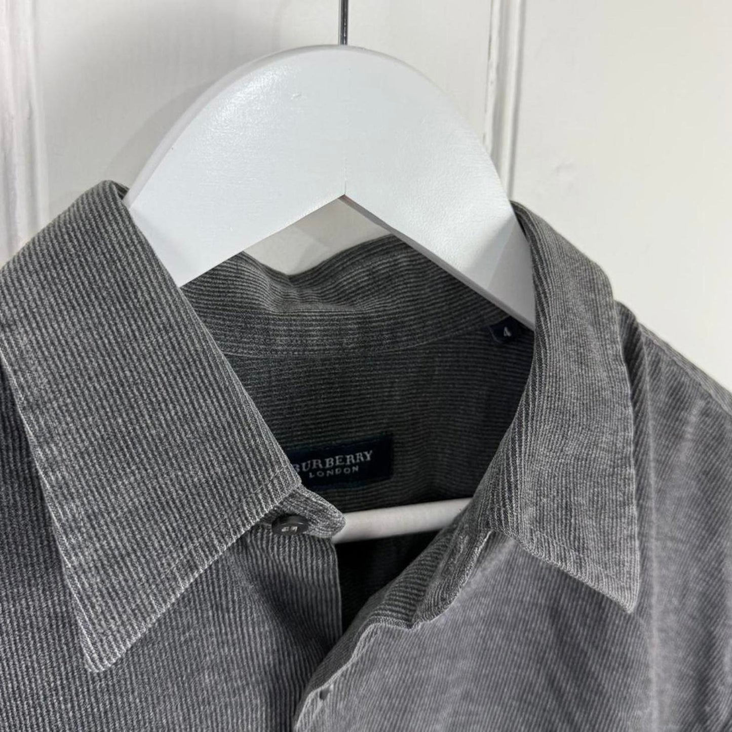 Burberry Corduroy Shirt Grey (L)