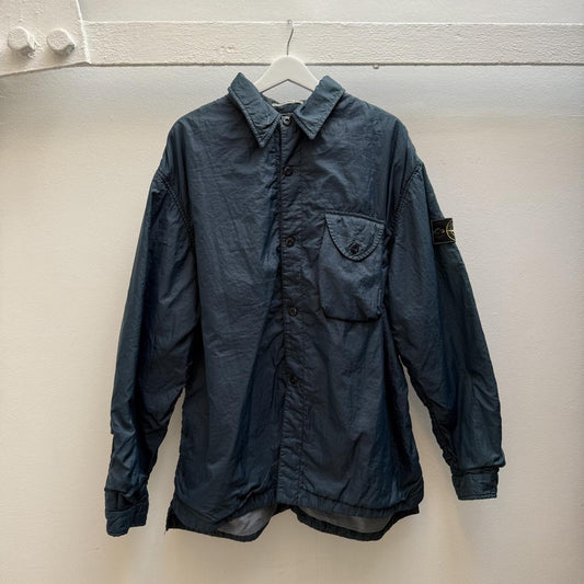 1990s Stone Island Green Edge Overshirt Jacket (XL)