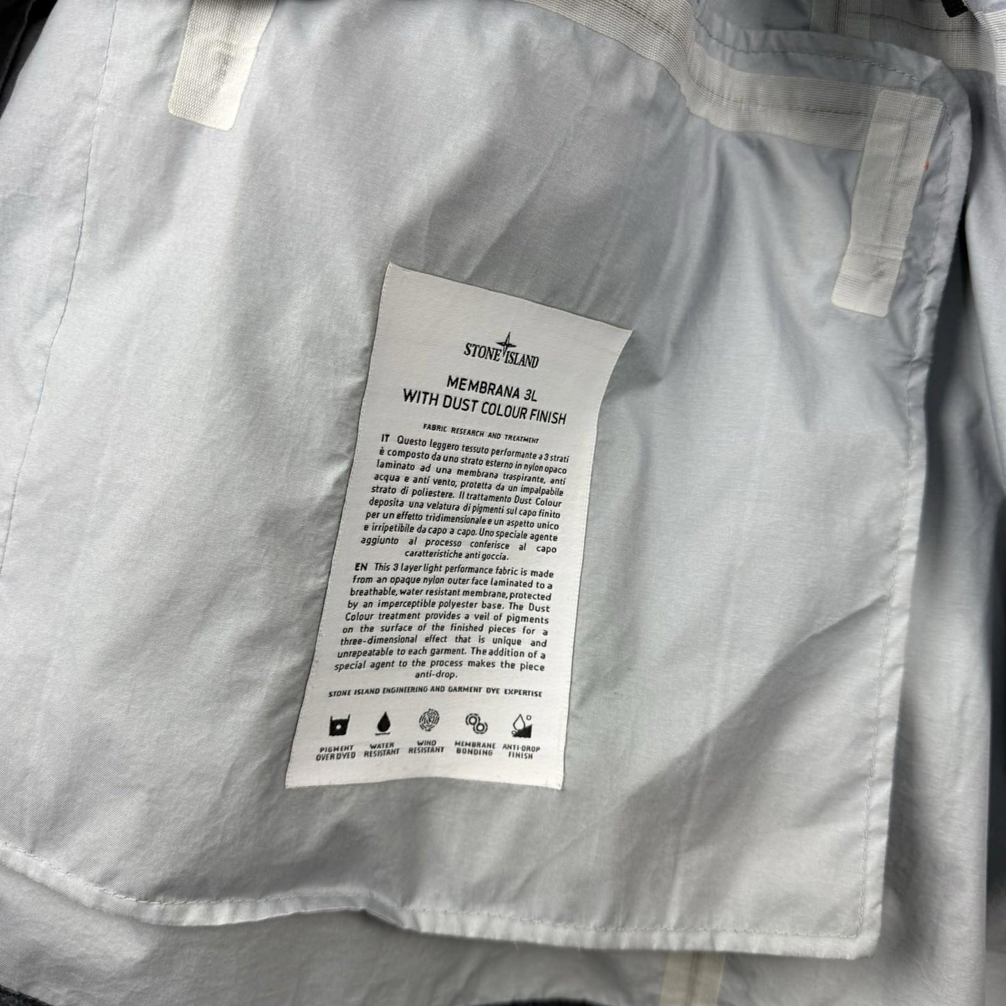 Stone Island Dust Colour 3L Parka Jacket (XL)