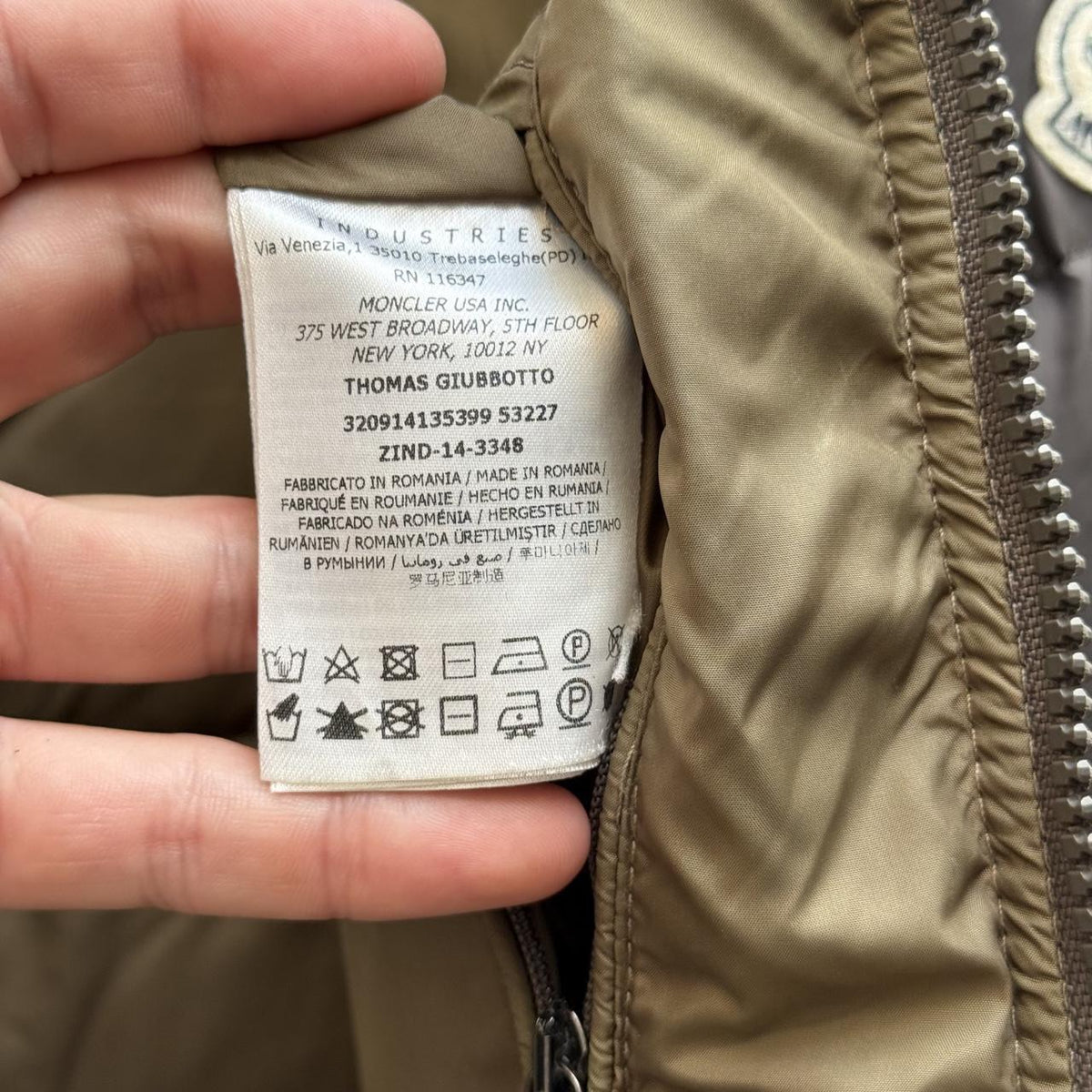 Moncler ‘Thomas’ Puffer Jacket (S)
