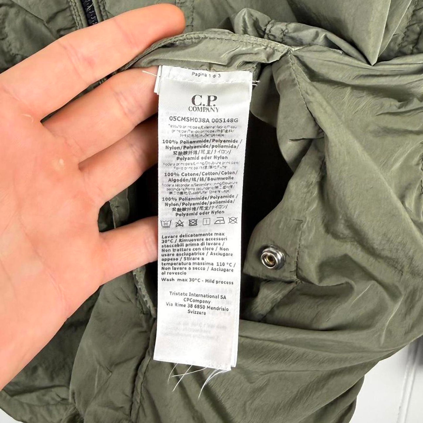 C.P. Company Chrome Nylon Jacket (M)
