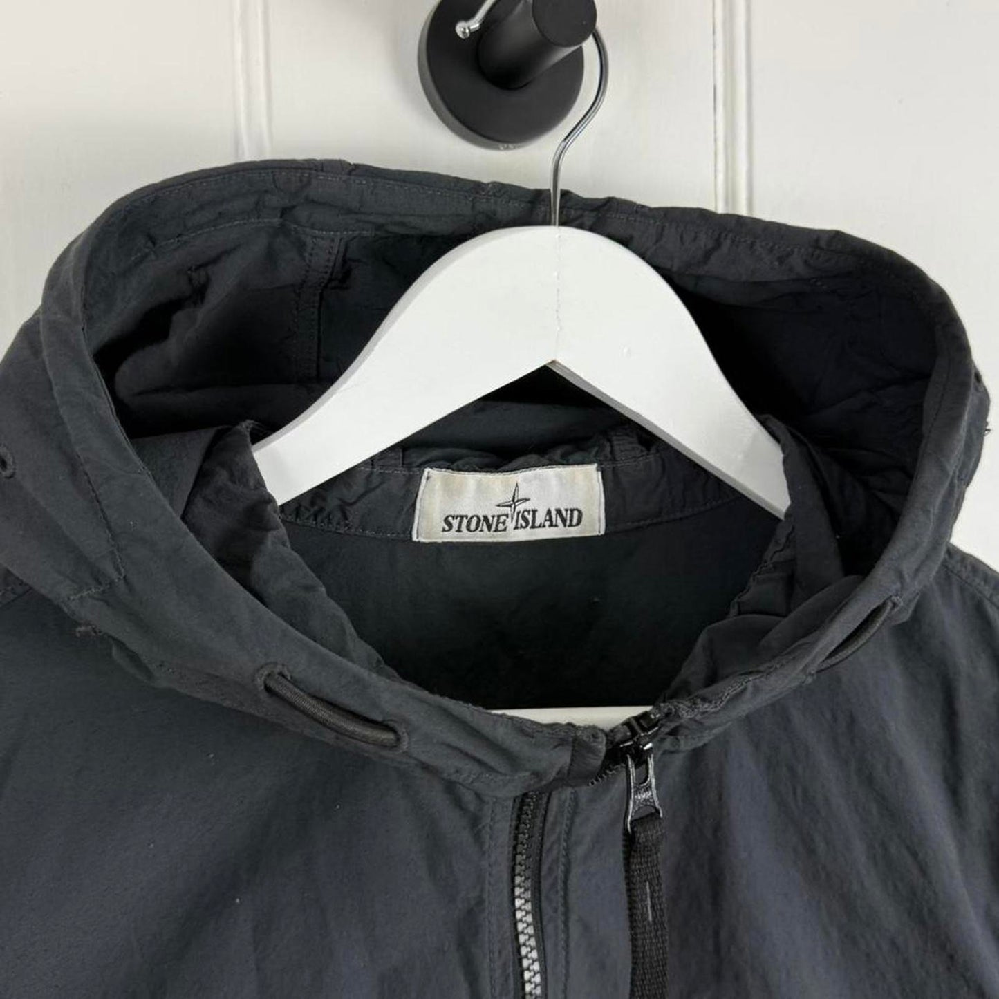 Stone Island Lightweight Nylon Jacket Black (S)