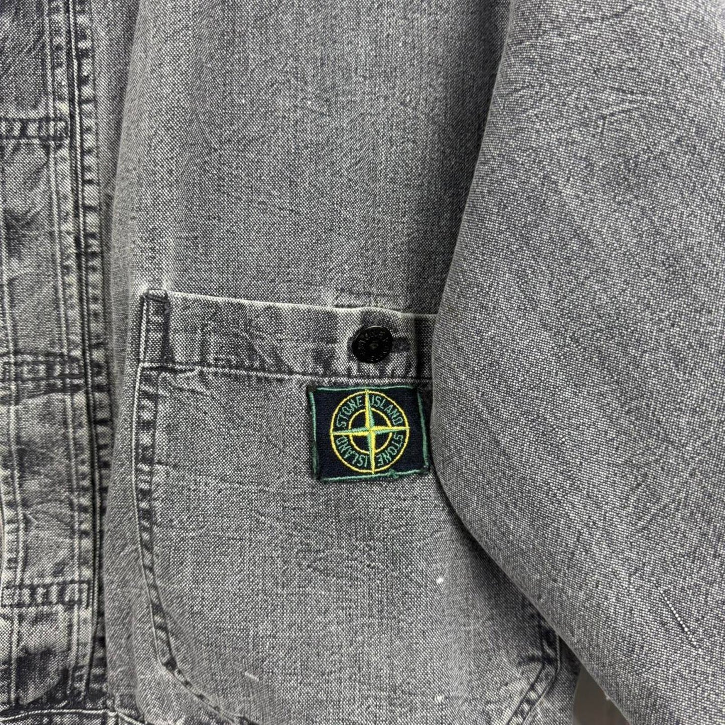 Stone Island Denim Carpenter Jacket Grey (M)