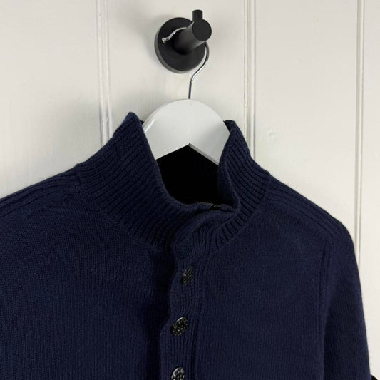 Stone Island Button Neck Knit Jumper (M)