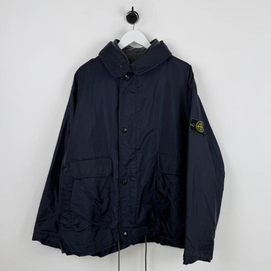 Stone Island Bonded Formula Steel Jacket Navy (L/XL)