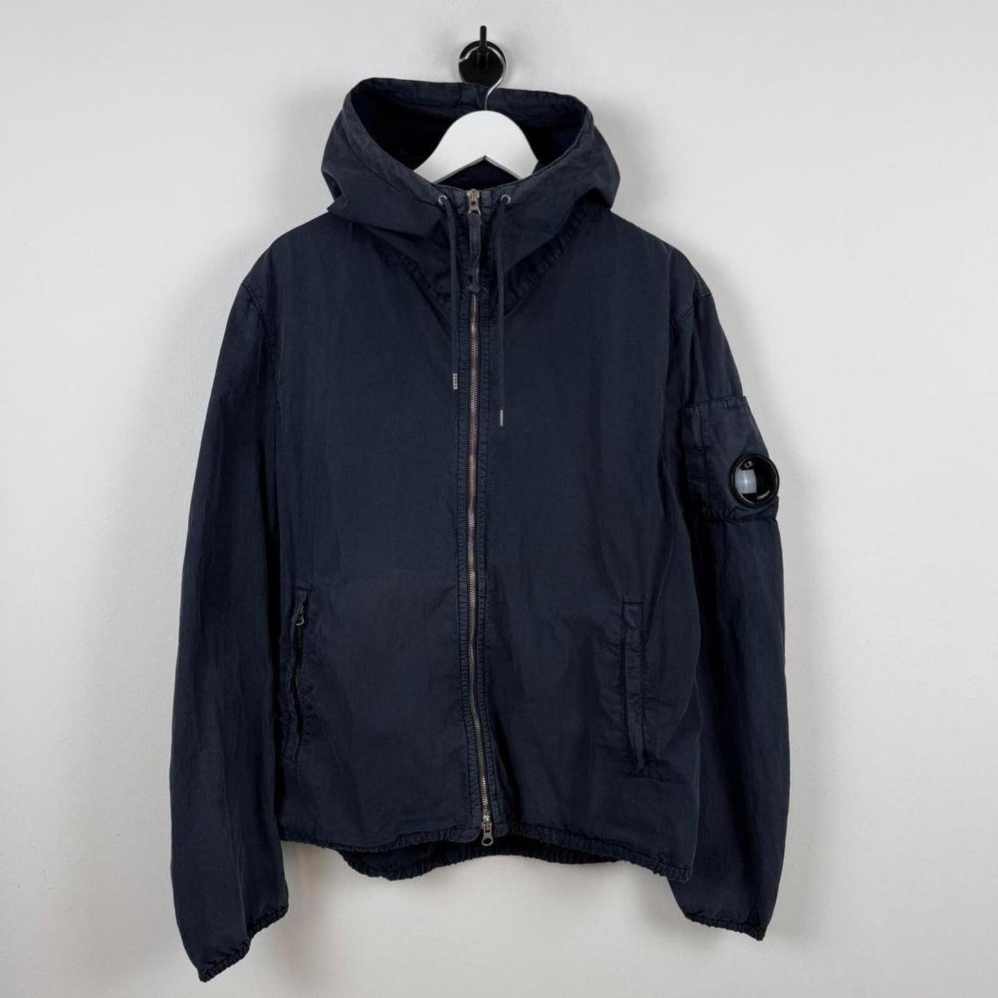 CP Company Large Lens Hooded Jacket Navy (L)