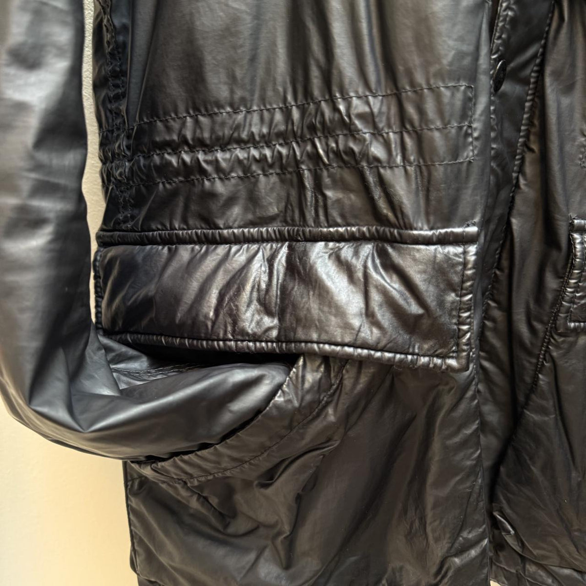Stone Island 30th Anniversary Mussola Gommata Jacket – Black (XL)