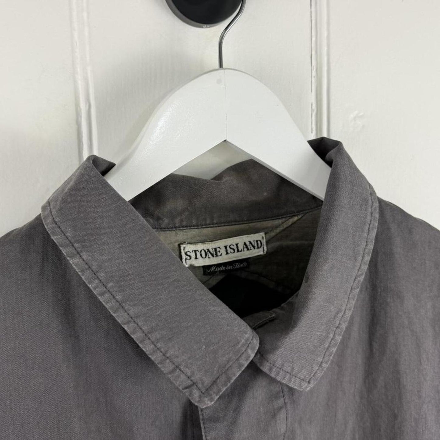 Stone Island Late 90s Cropped Jacket Grey (M)