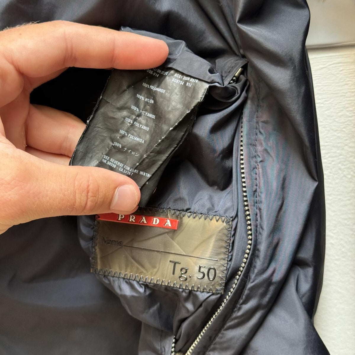 00’s Prada Sport Logo Windbreaker Jacket (M)