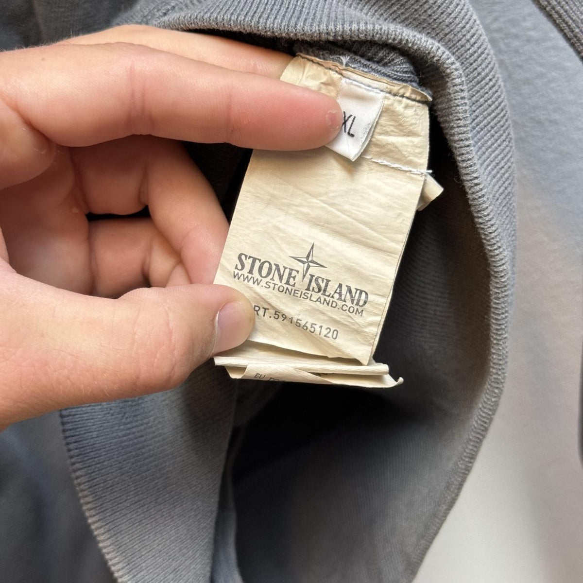 Stone Island Button Up Sweatshirt Jacket (XL)