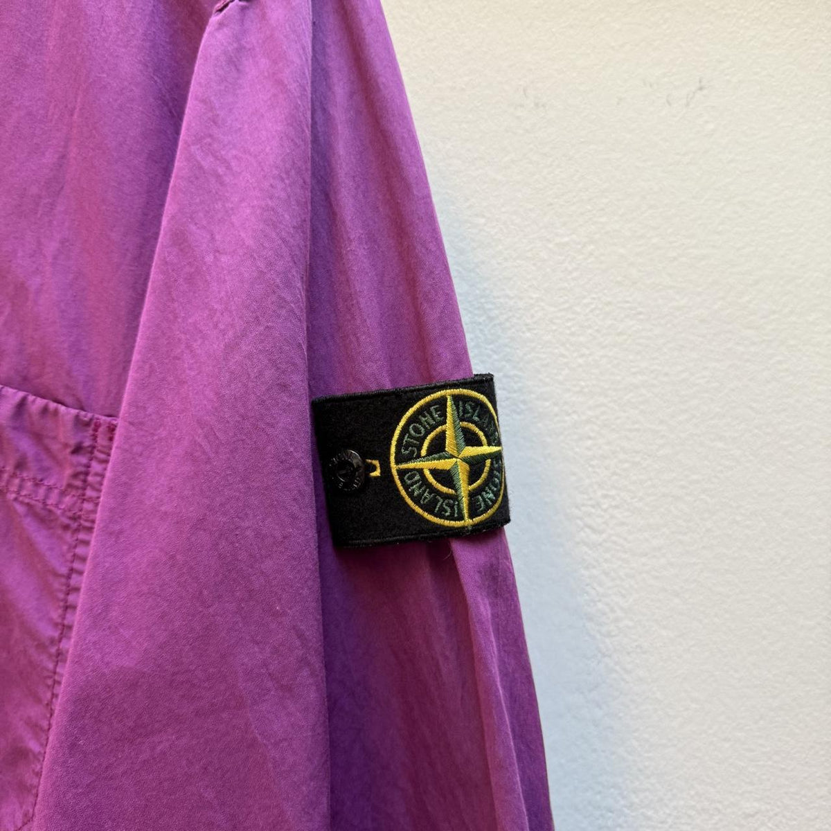 Stone Island Purple Hooded Smock Jacket (XL)